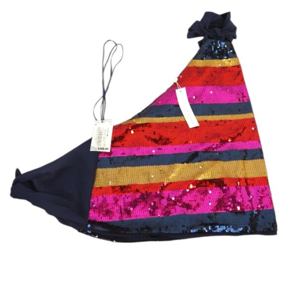 Trina Turk Colorful Sparkly Sequin Open Back Halter Top (NWT) - Picture 6 of 6